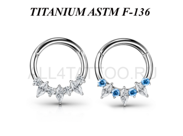 Кликер из титана Ti Metal инари