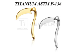Накрутка из титана Ti Metal коса