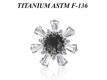 Накрутка из титана Ti Metal гербера