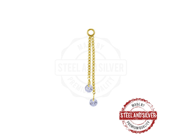 Подвеска Steel and Silver двойная цепочка
