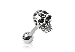 Штанга для языка череп Штанга для языка череп