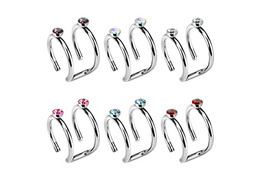 Обманка кольца со стразами