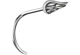 Нострил Steel and Silver ангельское крыло
