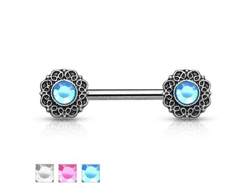 Украшение для груди арабеска