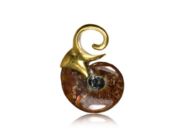 Подвесы с аммонитом, пара