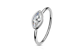 Кольцо раздвижное со стразом "маркиз" Кольцо раздвижное со стразом "маркиз"