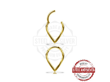 Кликер с золотым покрытием Steel and Silver тренд