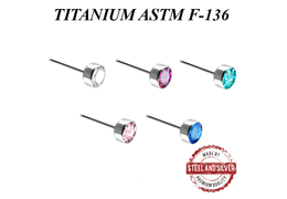 Вставка из титана Steel and Silver с Premium Zirconia Вставка из титана Steel and Silver с Premium Zirconia