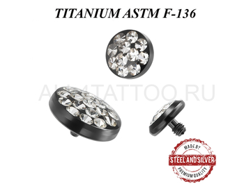 Накрутка из титана Steel and Silver звездная ночь