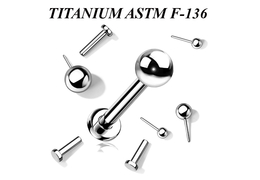 Лабрет из титана Ti Metal безрезьбовой Лабрет из титана Ti Metal безрезьбовой