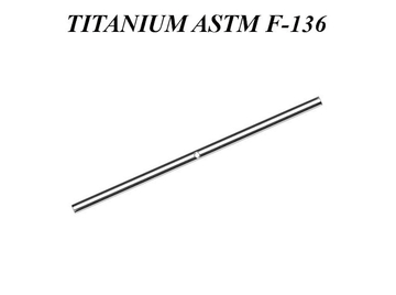 Основа для индастриала Ti Metal с отверстием для накрутки