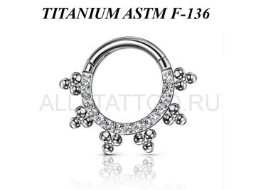 Кликер из титана Ti Metal медиана